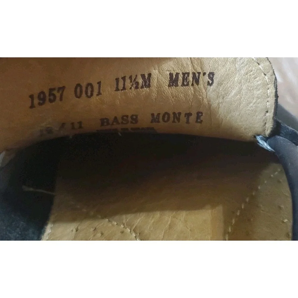 G. H. Bass & Co. Monte Black Penny Loafer Men's Size 11.5 Leather Driving